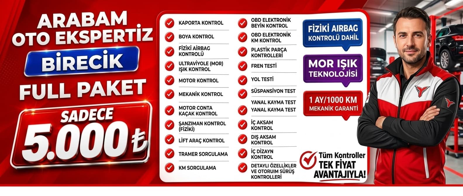 Arabam Oto Ekspertiz Full Paket Kampanyası