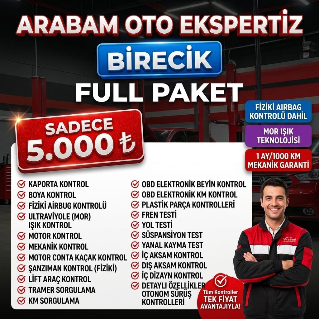 Arabam Oto Ekspertiz Full Paket Kampanyası