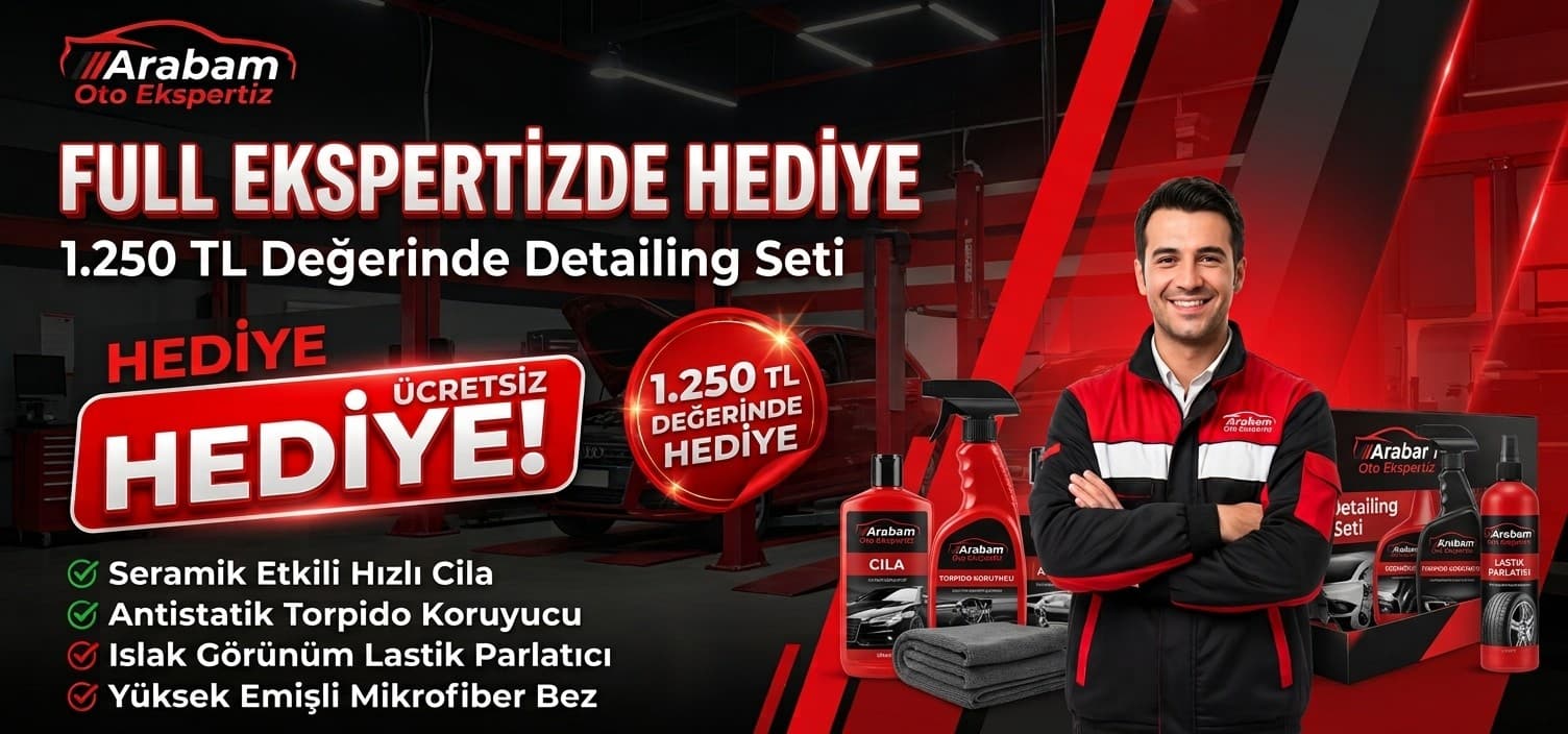 Her Ekspertizde 1.250 TL Değerinde Detailing Seti Tamamen Hediye